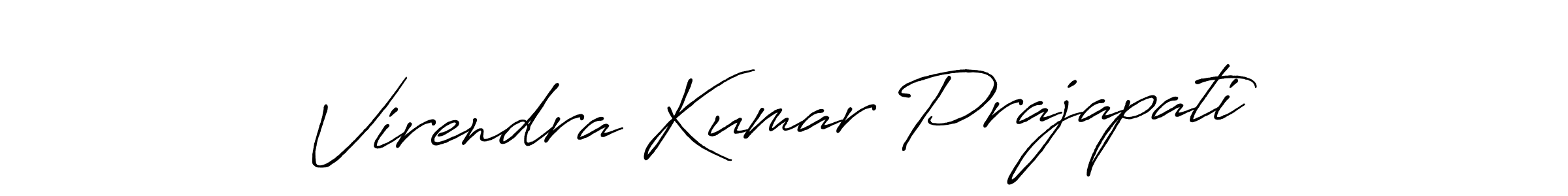 The best way (Antro_Vectra_Bolder) to make a short signature is to pick only two or three words in your name. The name Virendra Kumar Prajapati include a total of six letters. For converting this name. Virendra Kumar Prajapati signature style 7 images and pictures png