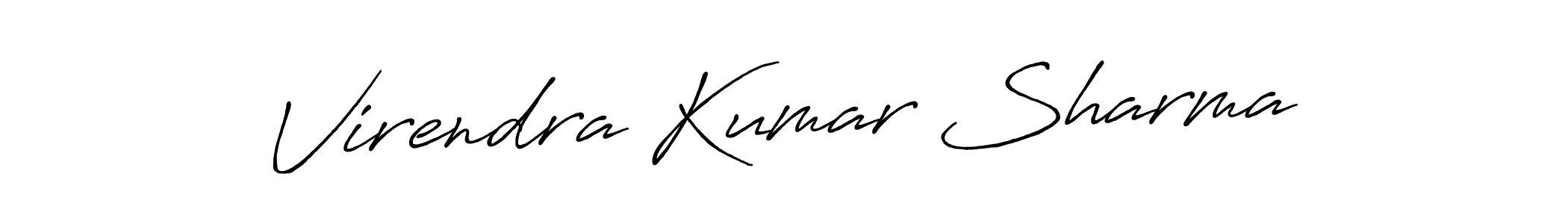 It looks lik you need a new signature style for name Virendra Kumar Sharma. Design unique handwritten (Antro_Vectra_Bolder) signature with our free signature maker in just a few clicks. Virendra Kumar Sharma signature style 7 images and pictures png