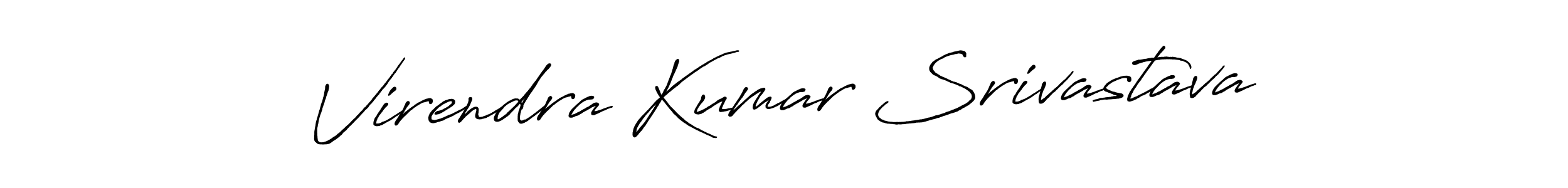 It looks lik you need a new signature style for name Virendra Kumar Srivastava. Design unique handwritten (Antro_Vectra_Bolder) signature with our free signature maker in just a few clicks. Virendra Kumar Srivastava signature style 7 images and pictures png