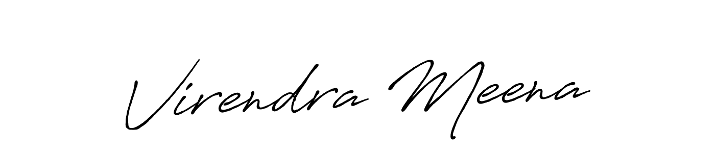 Make a beautiful signature design for name Virendra Meena. Use this online signature maker to create a handwritten signature for free. Virendra Meena signature style 7 images and pictures png