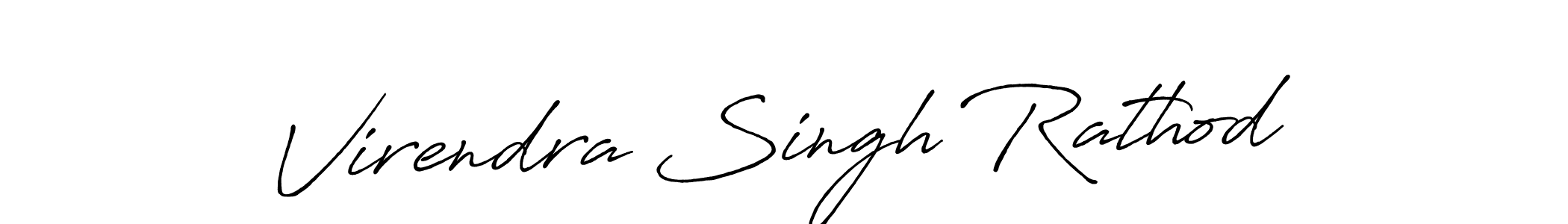 Make a beautiful signature design for name Virendra Singh Rathod. With this signature (Antro_Vectra_Bolder) style, you can create a handwritten signature for free. Virendra Singh Rathod signature style 7 images and pictures png