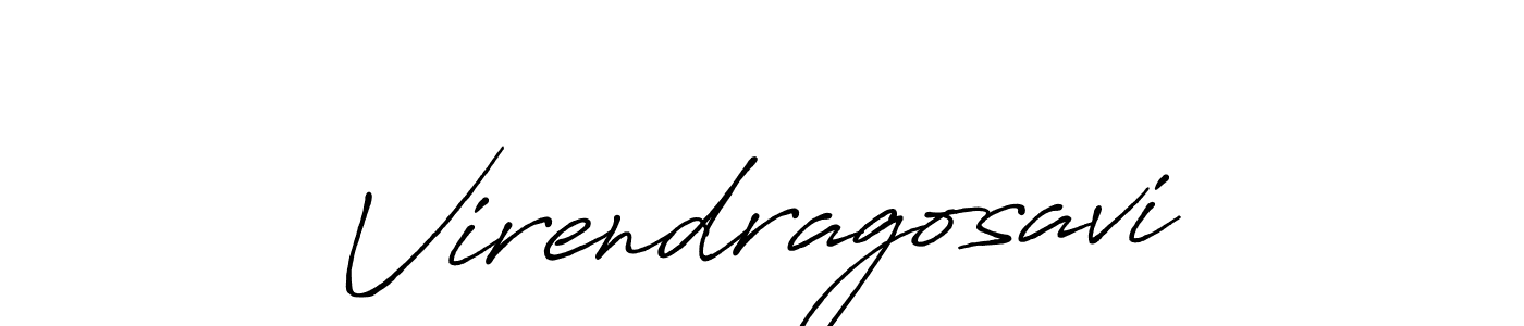 It looks lik you need a new signature style for name Virendragosavi. Design unique handwritten (Antro_Vectra_Bolder) signature with our free signature maker in just a few clicks. Virendragosavi signature style 7 images and pictures png