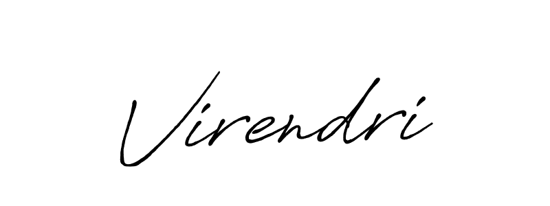 Also You can easily find your signature by using the search form. We will create Virendri name handwritten signature images for you free of cost using Antro_Vectra_Bolder sign style. Virendri signature style 7 images and pictures png