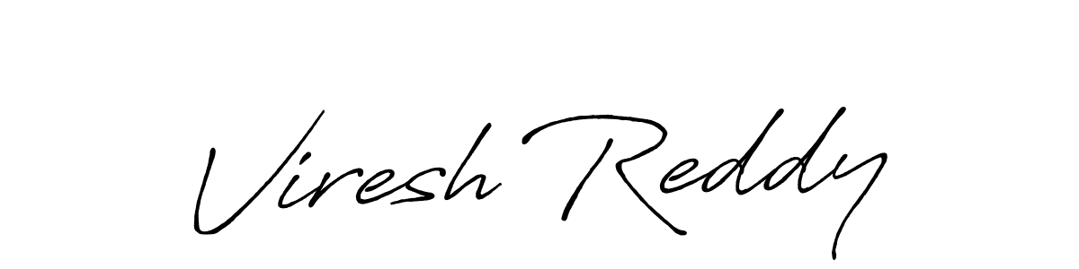 Make a beautiful signature design for name Viresh Reddy. Use this online signature maker to create a handwritten signature for free. Viresh Reddy signature style 7 images and pictures png