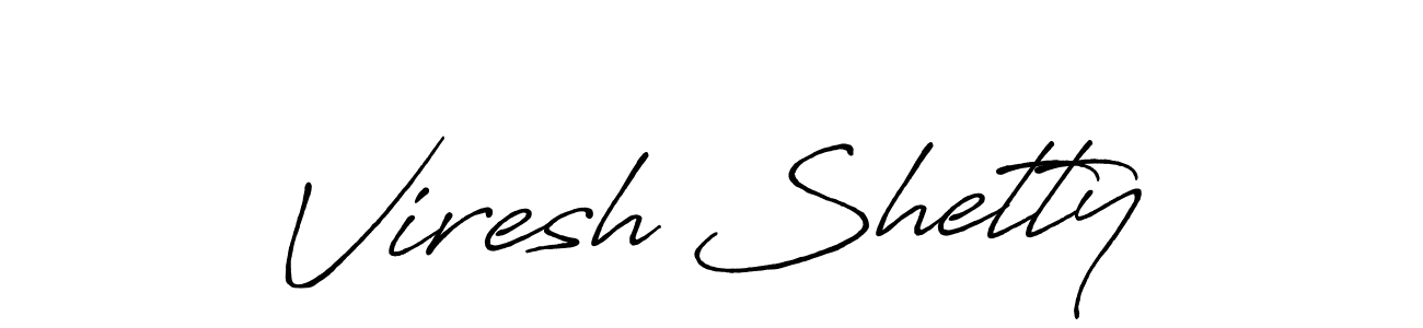 This is the best signature style for the Viresh Shetty name. Also you like these signature font (Antro_Vectra_Bolder). Mix name signature. Viresh Shetty signature style 7 images and pictures png