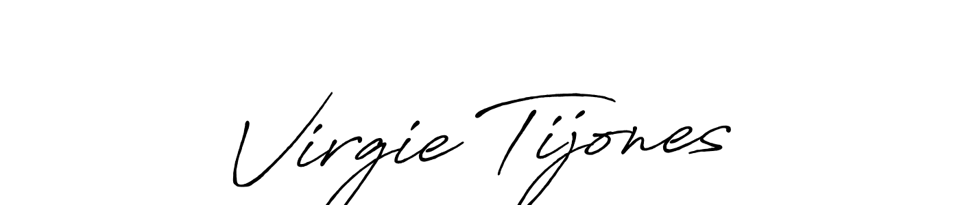 Similarly Antro_Vectra_Bolder is the best handwritten signature design. Signature creator online .You can use it as an online autograph creator for name Virgie Tijones. Virgie Tijones signature style 7 images and pictures png