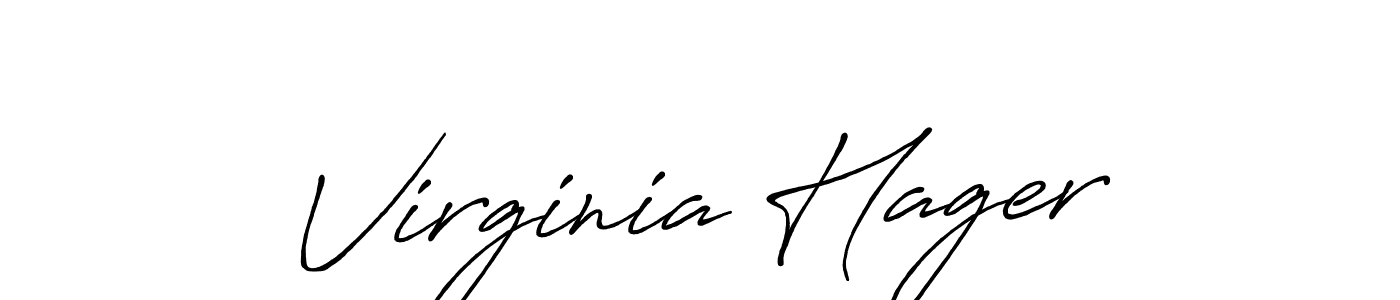 How to Draw Virginia Hager signature style? Antro_Vectra_Bolder is a latest design signature styles for name Virginia Hager. Virginia Hager signature style 7 images and pictures png