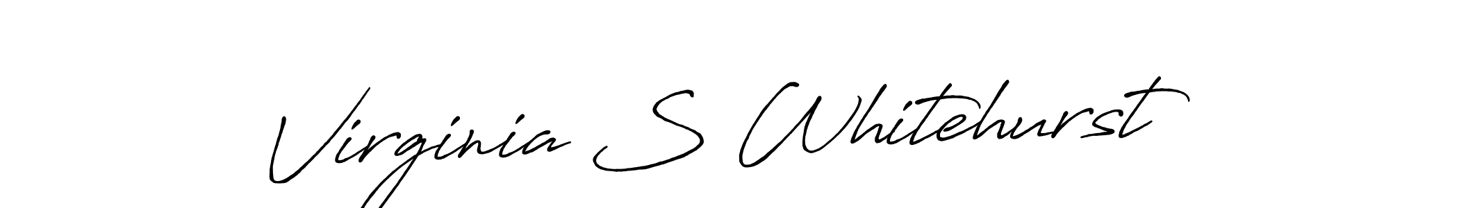 This is the best signature style for the Virginia S Whitehurst name. Also you like these signature font (Antro_Vectra_Bolder). Mix name signature. Virginia S Whitehurst signature style 7 images and pictures png