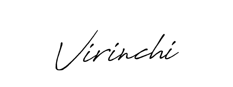 Design your own signature with our free online signature maker. With this signature software, you can create a handwritten (Antro_Vectra_Bolder) signature for name Virinchi. Virinchi signature style 7 images and pictures png