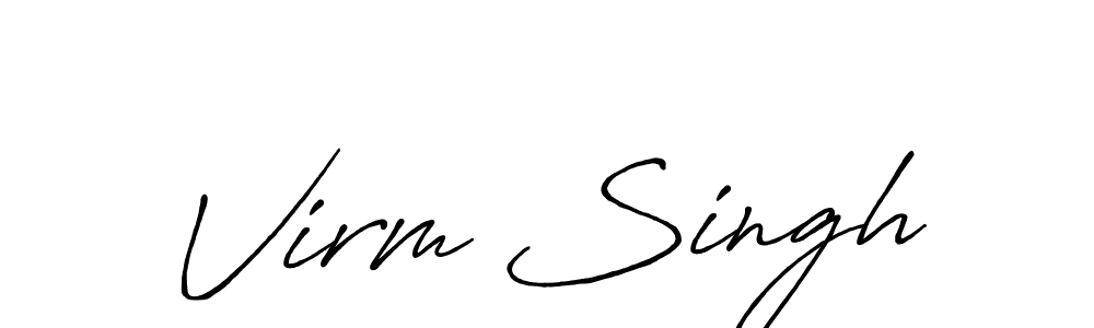 Make a short Virm Singh signature style. Manage your documents anywhere anytime using Antro_Vectra_Bolder. Create and add eSignatures, submit forms, share and send files easily. Virm Singh signature style 7 images and pictures png