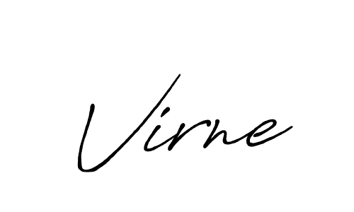 It looks lik you need a new signature style for name Virne. Design unique handwritten (Antro_Vectra_Bolder) signature with our free signature maker in just a few clicks. Virne signature style 7 images and pictures png