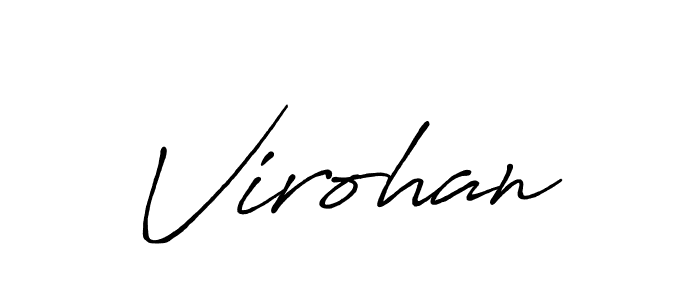 if you are searching for the best signature style for your name Virohan. so please give up your signature search. here we have designed multiple signature styles  using Antro_Vectra_Bolder. Virohan signature style 7 images and pictures png