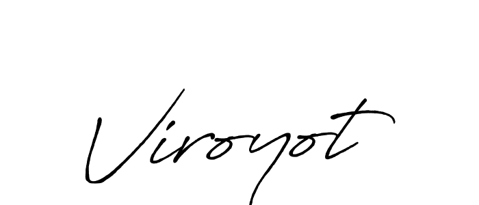 Once you've used our free online signature maker to create your best signature Antro_Vectra_Bolder style, it's time to enjoy all of the benefits that Viroyot name signing documents. Viroyot signature style 7 images and pictures png