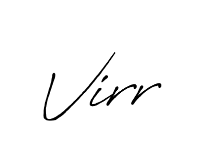 Once you've used our free online signature maker to create your best signature Antro_Vectra_Bolder style, it's time to enjoy all of the benefits that Virr name signing documents. Virr signature style 7 images and pictures png