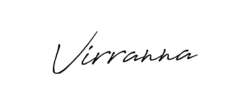 if you are searching for the best signature style for your name Virranna. so please give up your signature search. here we have designed multiple signature styles  using Antro_Vectra_Bolder. Virranna signature style 7 images and pictures png