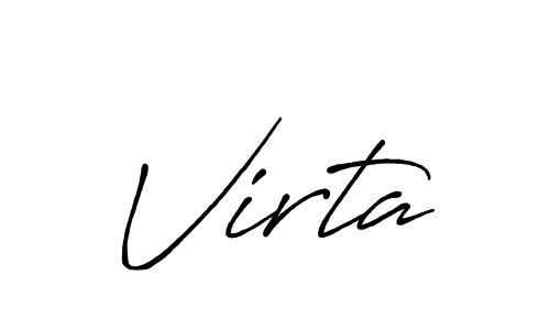 You should practise on your own different ways (Antro_Vectra_Bolder) to write your name (Virta) in signature. don't let someone else do it for you. Virta signature style 7 images and pictures png