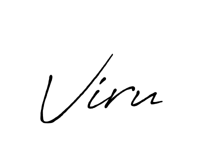 How to make Viru name signature. Use Antro_Vectra_Bolder style for creating short signs online. This is the latest handwritten sign. Viru signature style 7 images and pictures png