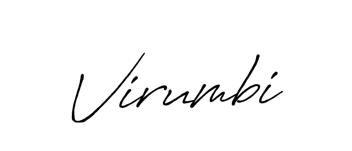 Once you've used our free online signature maker to create your best signature Antro_Vectra_Bolder style, it's time to enjoy all of the benefits that Virumbi name signing documents. Virumbi signature style 7 images and pictures png