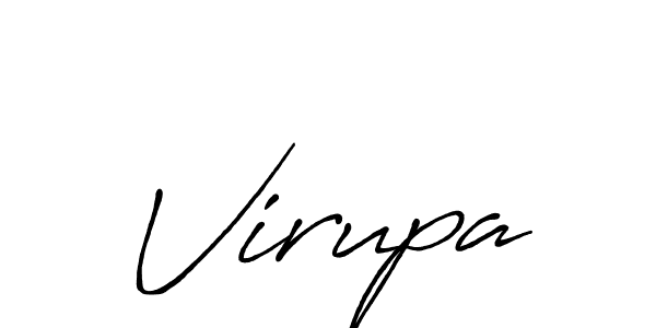 How to make Virupa name signature. Use Antro_Vectra_Bolder style for creating short signs online. This is the latest handwritten sign. Virupa signature style 7 images and pictures png