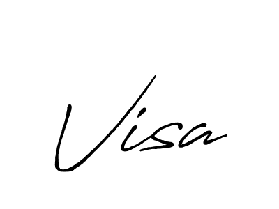 Make a beautiful signature design for name Visa. Use this online signature maker to create a handwritten signature for free. Visa signature style 7 images and pictures png