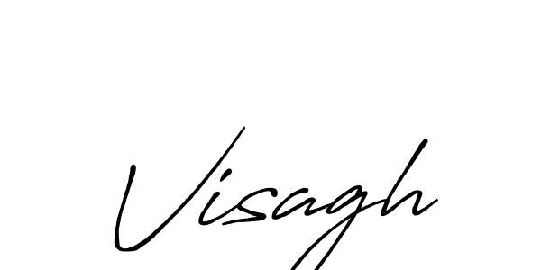Design your own signature with our free online signature maker. With this signature software, you can create a handwritten (Antro_Vectra_Bolder) signature for name Visagh. Visagh signature style 7 images and pictures png