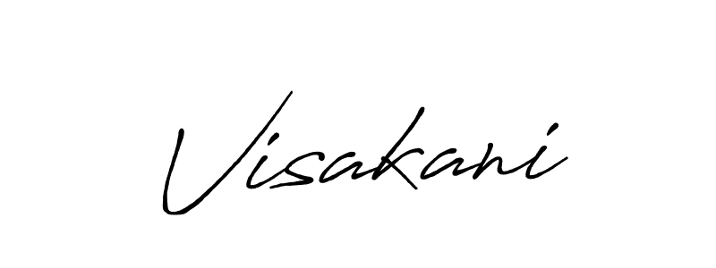 if you are searching for the best signature style for your name Visakani. so please give up your signature search. here we have designed multiple signature styles  using Antro_Vectra_Bolder. Visakani signature style 7 images and pictures png