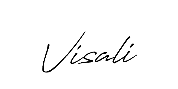 How to Draw Visali signature style? Antro_Vectra_Bolder is a latest design signature styles for name Visali. Visali signature style 7 images and pictures png
