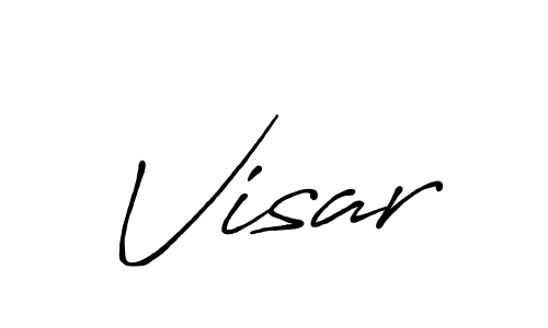 Use a signature maker to create a handwritten signature online. With this signature software, you can design (Antro_Vectra_Bolder) your own signature for name Visar. Visar signature style 7 images and pictures png
