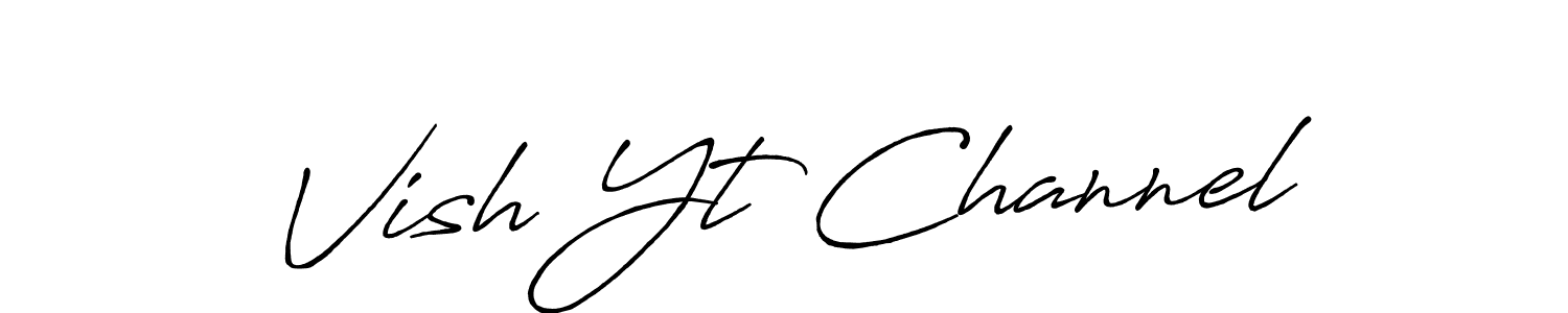 Make a short Vish Yt Channel signature style. Manage your documents anywhere anytime using Antro_Vectra_Bolder. Create and add eSignatures, submit forms, share and send files easily. Vish Yt Channel signature style 7 images and pictures png