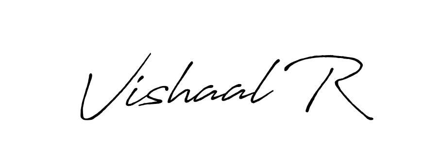 You should practise on your own different ways (Antro_Vectra_Bolder) to write your name (Vishaal R) in signature. don't let someone else do it for you. Vishaal R signature style 7 images and pictures png