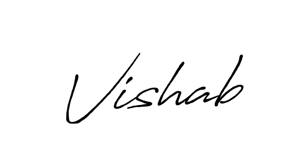 It looks lik you need a new signature style for name Vishab. Design unique handwritten (Antro_Vectra_Bolder) signature with our free signature maker in just a few clicks. Vishab signature style 7 images and pictures png