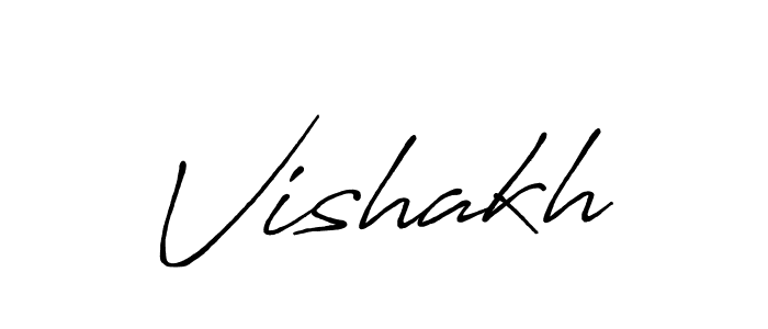 Once you've used our free online signature maker to create your best signature Antro_Vectra_Bolder style, it's time to enjoy all of the benefits that Vishakh name signing documents. Vishakh signature style 7 images and pictures png