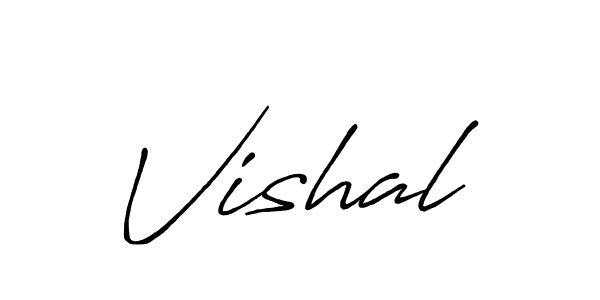 It looks lik you need a new signature style for name Vishal. Design unique handwritten (Antro_Vectra_Bolder) signature with our free signature maker in just a few clicks. Vishal signature style 7 images and pictures png