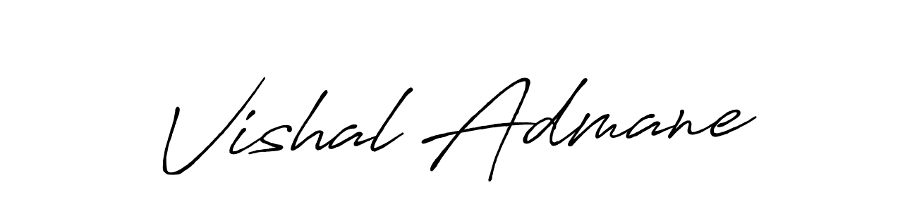 It looks lik you need a new signature style for name Vishal Admane. Design unique handwritten (Antro_Vectra_Bolder) signature with our free signature maker in just a few clicks. Vishal Admane signature style 7 images and pictures png