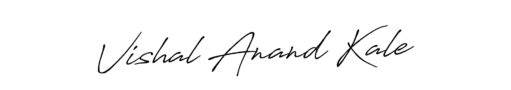 Design your own signature with our free online signature maker. With this signature software, you can create a handwritten (Antro_Vectra_Bolder) signature for name Vishal Anand Kale. Vishal Anand Kale signature style 7 images and pictures png