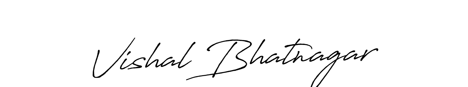 Similarly Antro_Vectra_Bolder is the best handwritten signature design. Signature creator online .You can use it as an online autograph creator for name Vishal Bhatnagar. Vishal Bhatnagar signature style 7 images and pictures png