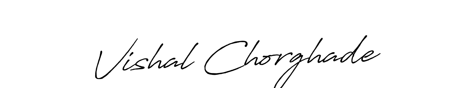 How to make Vishal Chorghade signature? Antro_Vectra_Bolder is a professional autograph style. Create handwritten signature for Vishal Chorghade name. Vishal Chorghade signature style 7 images and pictures png
