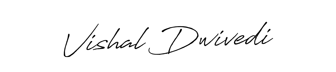 Make a beautiful signature design for name Vishal Dwivedi. With this signature (Antro_Vectra_Bolder) style, you can create a handwritten signature for free. Vishal Dwivedi signature style 7 images and pictures png