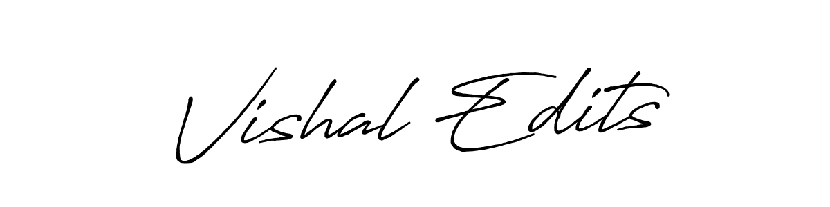 Make a beautiful signature design for name Vishal Edits. Use this online signature maker to create a handwritten signature for free. Vishal Edits signature style 7 images and pictures png