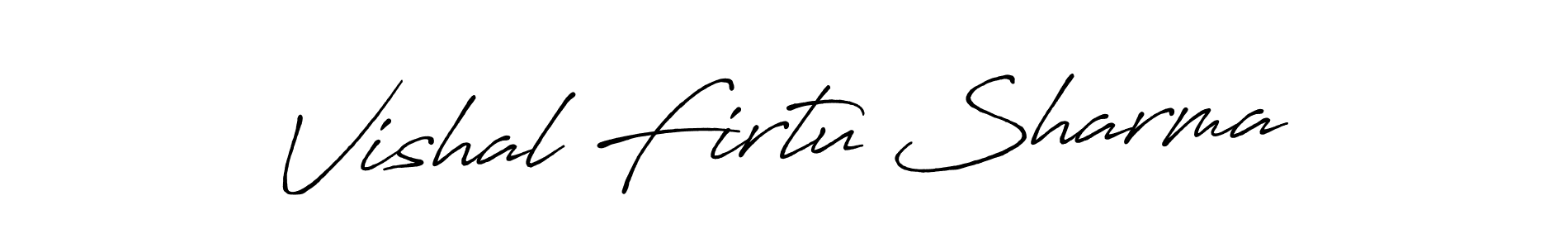 How to Draw Vishal Firtu Sharma signature style? Antro_Vectra_Bolder is a latest design signature styles for name Vishal Firtu Sharma. Vishal Firtu Sharma signature style 7 images and pictures png