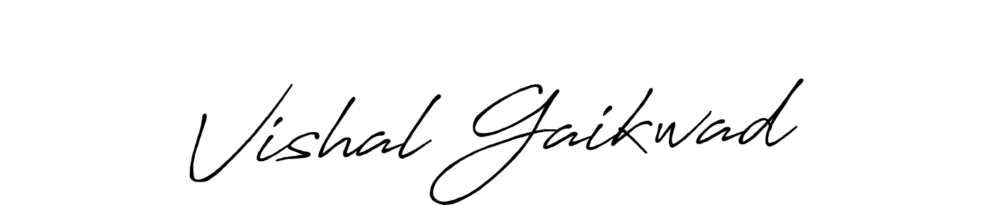 The best way (Antro_Vectra_Bolder) to make a short signature is to pick only two or three words in your name. The name Vishal Gaikwad include a total of six letters. For converting this name. Vishal Gaikwad signature style 7 images and pictures png