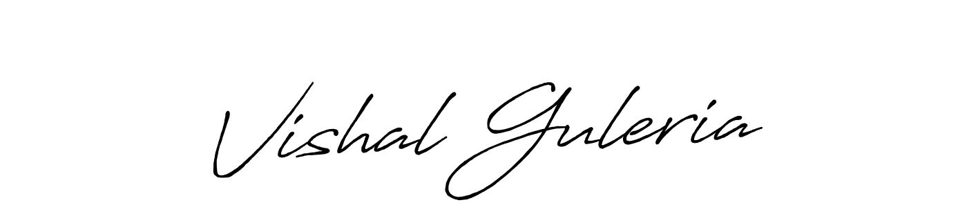 You should practise on your own different ways (Antro_Vectra_Bolder) to write your name (Vishal Guleria) in signature. don't let someone else do it for you. Vishal Guleria signature style 7 images and pictures png