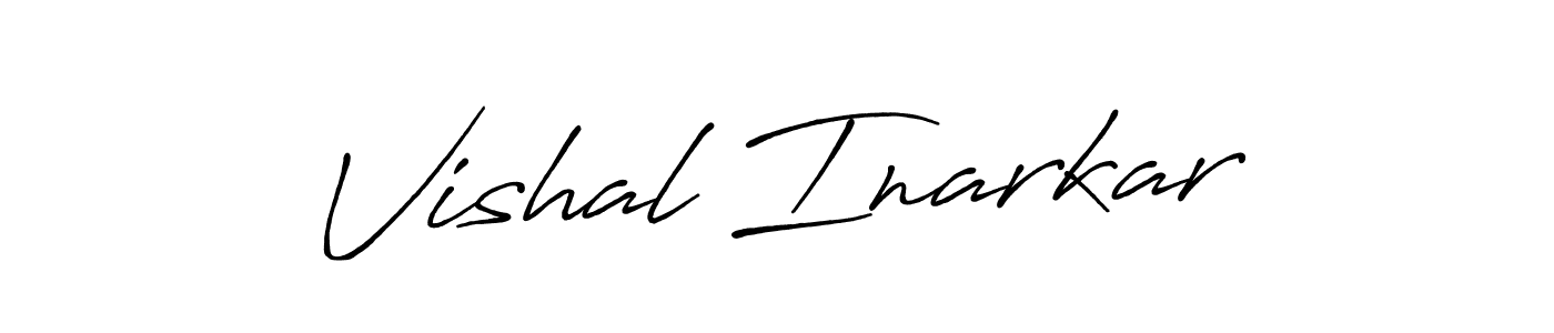 Similarly Antro_Vectra_Bolder is the best handwritten signature design. Signature creator online .You can use it as an online autograph creator for name Vishal Inarkar. Vishal Inarkar signature style 7 images and pictures png