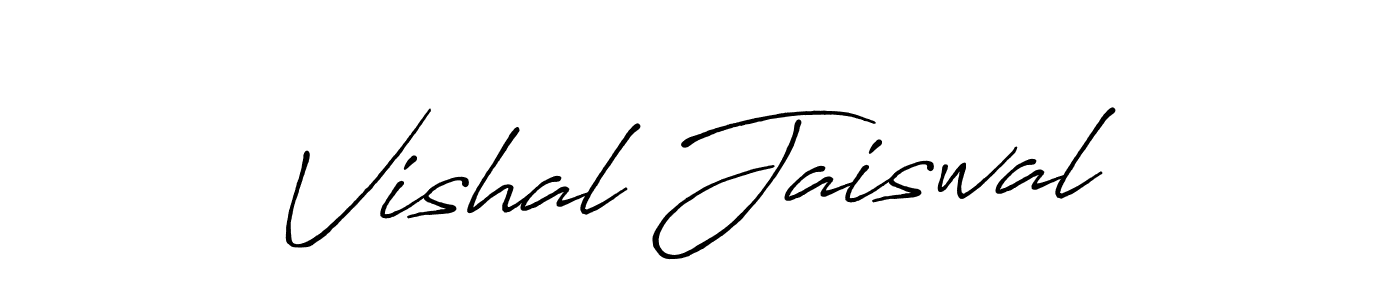 The best way (Antro_Vectra_Bolder) to make a short signature is to pick only two or three words in your name. The name Vishal Jaiswal include a total of six letters. For converting this name. Vishal Jaiswal signature style 7 images and pictures png