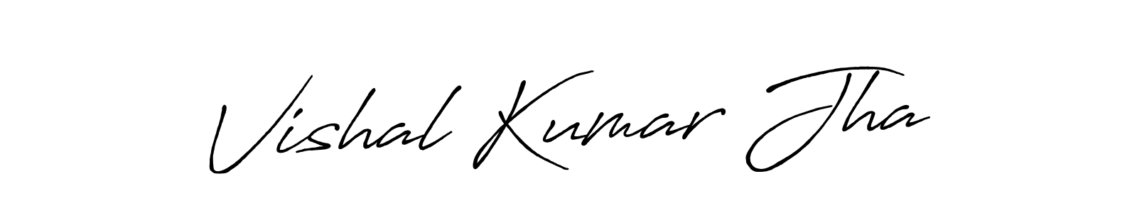 How to make Vishal Kumar Jha signature? Antro_Vectra_Bolder is a professional autograph style. Create handwritten signature for Vishal Kumar Jha name. Vishal Kumar Jha signature style 7 images and pictures png