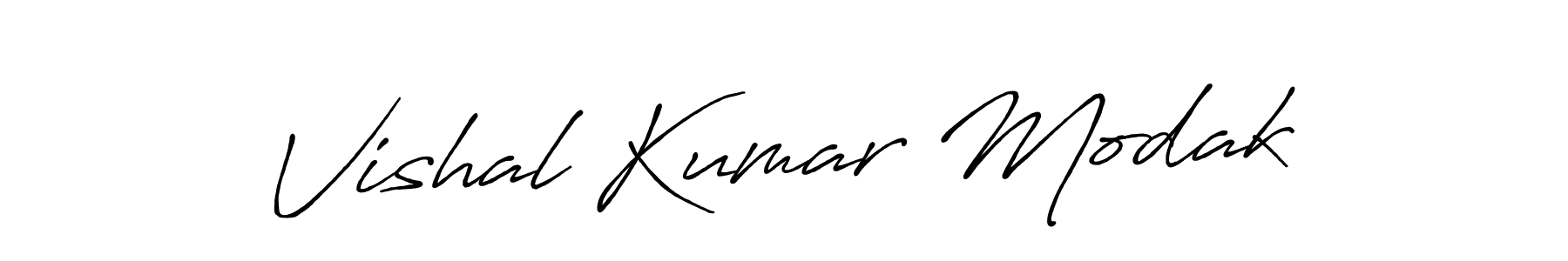 Make a short Vishal Kumar Modak signature style. Manage your documents anywhere anytime using Antro_Vectra_Bolder. Create and add eSignatures, submit forms, share and send files easily. Vishal Kumar Modak signature style 7 images and pictures png