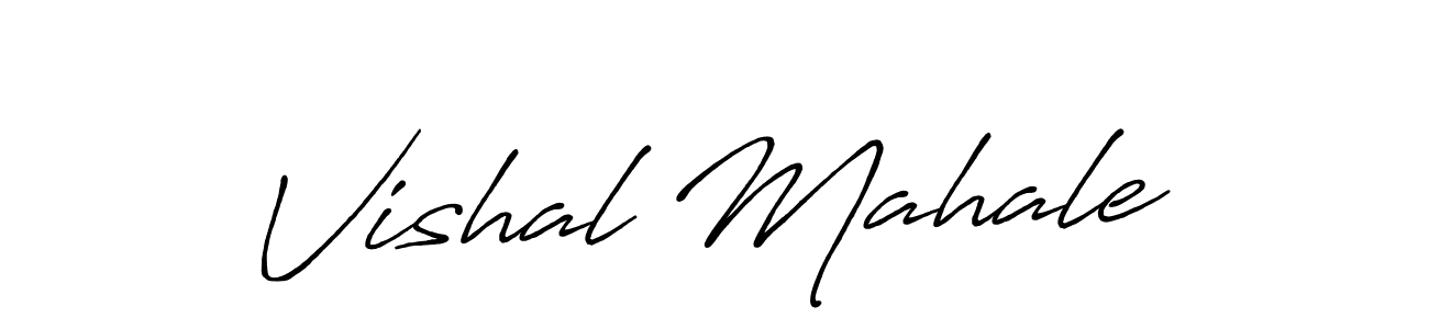 Also we have Vishal Mahale name is the best signature style. Create professional handwritten signature collection using Antro_Vectra_Bolder autograph style. Vishal Mahale signature style 7 images and pictures png