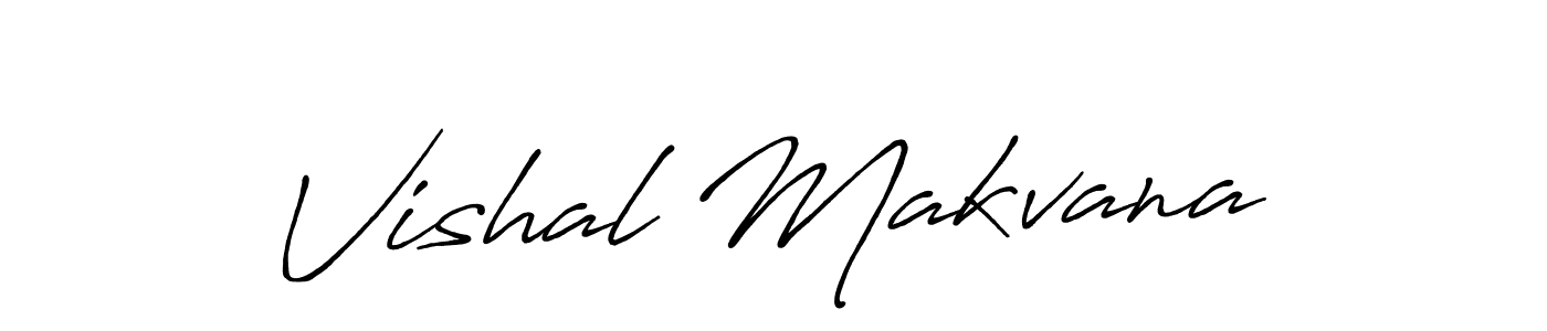 It looks lik you need a new signature style for name Vishal Makvana. Design unique handwritten (Antro_Vectra_Bolder) signature with our free signature maker in just a few clicks. Vishal Makvana signature style 7 images and pictures png