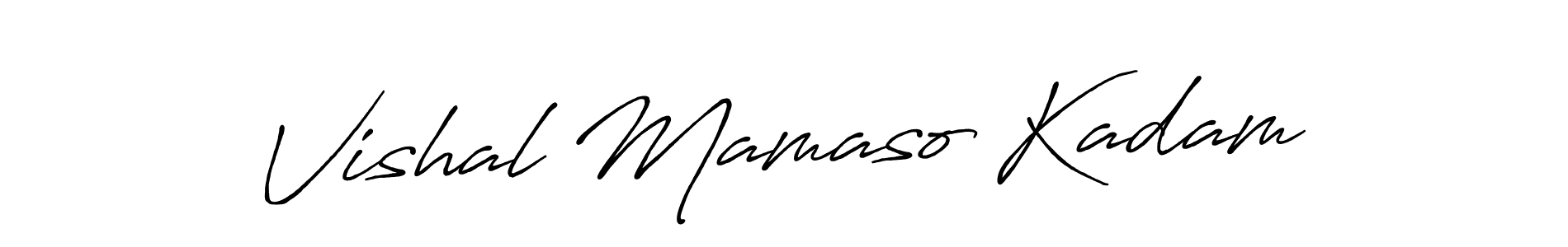 It looks lik you need a new signature style for name Vishal Mamaso Kadam. Design unique handwritten (Antro_Vectra_Bolder) signature with our free signature maker in just a few clicks. Vishal Mamaso Kadam signature style 7 images and pictures png