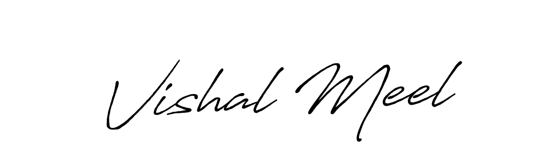 You can use this online signature creator to create a handwritten signature for the name Vishal Meel. This is the best online autograph maker. Vishal Meel signature style 7 images and pictures png
